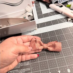 Chic Metallic Hair Bow for Kids